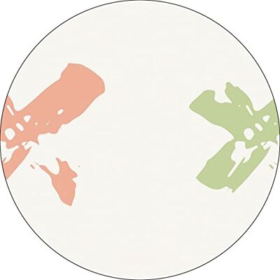 Bonateks , Okrągła podkładka pod mysz z nadrukiem cyfrowym, antypoślizgowy spód, do biura i domu, średnica: 22 cm Bonateks , Okrągła podkładka pod mysz z nadrukiem cyfrowym, antypoślizgowy spód, do biura i domu, średnica: 22 cm