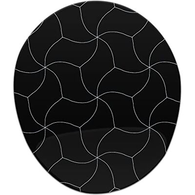 Bonamaison , Ergonomiczna podkładka pod mysz z podkładką na nadgarstek, cyfrowy nadruk, podkładka pod mysz, ochrona przed ścięgien, antypoślizgowy spód, do biura i domu, wymiary: 20 x 23 cm Bonamaison , Ergonomiczna podkładka pod mysz z podkładką na nadgarstek, cyfrowy nadruk, podkładka pod mysz, ochrona przed ścięgien, antypoślizgowy spód, do biura i domu, wymiary: 20 x 23 cm