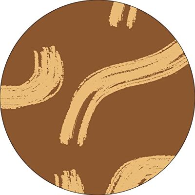 Bonateks , Okrągła podkładka pod mysz z nadrukiem cyfrowym, antypoślizgowy spód, do biura i domu, średnica: 22 cm Bonateks , Okrągła podkładka pod mysz z nadrukiem cyfrowym, antypoślizgowy spód, do biura i domu, średnica: 22 cm