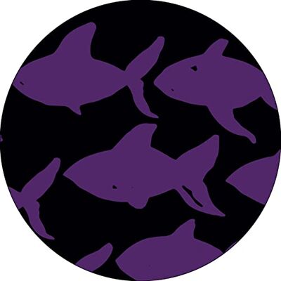 Bonateks , Okrągła podkładka pod mysz z nadrukiem cyfrowym, antypoślizgowy spód, do biura i domu, średnica: 22 cm Bonateks , Okrągła podkładka pod mysz z nadrukiem cyfrowym, antypoślizgowy spód, do biura i domu, średnica: 22 cm