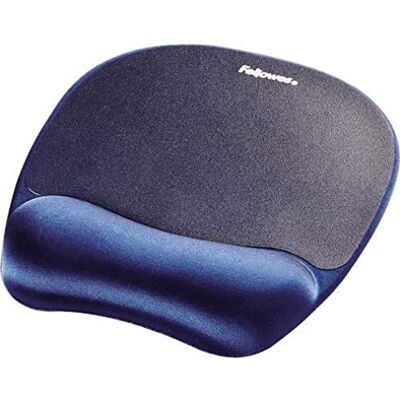 Fellowes Podkładka pod Mysz z Pianki Memory z Podparciem Nadgarstka, Szafir Fellowes Podkładka pod Mysz z Pianki Memory z Podparciem Nadgarstka, Szafir