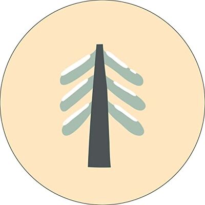 Bonateks , Okrągła podkładka pod mysz z nadrukiem cyfrowym, antypoślizgowy spód, do biura i domu, średnica: 22 cm Bonateks , Okrągła podkładka pod mysz z nadrukiem cyfrowym, antypoślizgowy spód, do biura i domu, średnica: 22 cm