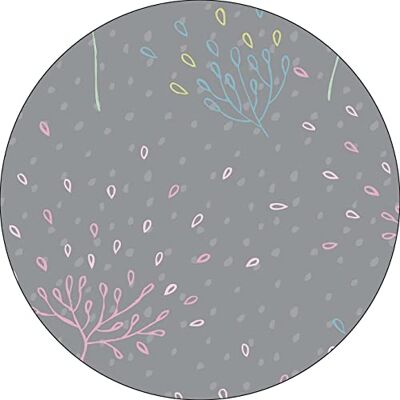 Bonateks , Okrągła podkładka pod mysz z nadrukiem cyfrowym, antypoślizgowy spód, do biura i domu, średnica: 22 cm Bonateks , Okrągła podkładka pod mysz z nadrukiem cyfrowym, antypoślizgowy spód, do biura i domu, średnica: 22 cm