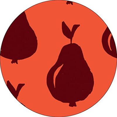 Bonateks , Okrągła podkładka pod mysz z nadrukiem cyfrowym, antypoślizgowy spód, do biura i domu, średnica: 22 cm Bonateks , Okrągła podkładka pod mysz z nadrukiem cyfrowym, antypoślizgowy spód, do biura i domu, średnica: 22 cm