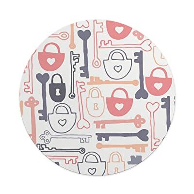 Questo Casa , Okrągły Drukowane Cyfrowo Podkładka Pod Mysz, Antypoślizgowa Podstawa, Średnica: 22 Cm Questo Casa , Okrągły Drukowane Cyfrowo Podkładka Pod Mysz, Antypoślizgowa Podstawa, Średnica: 22 Cm