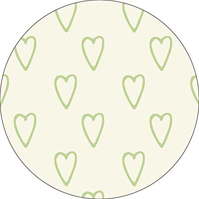 Bonateks , Okrągła podkładka pod mysz z nadrukiem cyfrowym, antypoślizgowy spód, do biura i domu, średnica: 22 cm Bonateks , Okrągła podkładka pod mysz z nadrukiem cyfrowym, antypoślizgowy spód, do biura i domu, średnica: 22 cm