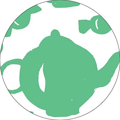 Bonateks , Okrągła podkładka pod mysz z nadrukiem cyfrowym, antypoślizgowy spód, do biura i domu, średnica: 22 cm Bonateks , Okrągła podkładka pod mysz z nadrukiem cyfrowym, antypoślizgowy spód, do biura i domu, średnica: 22 cm
