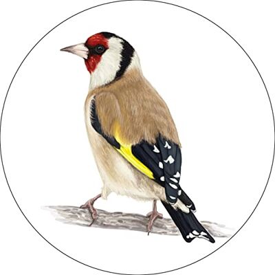Bonateks , Okrągła podkładka pod mysz z nadrukiem cyfrowym, antypoślizgowy spód, do biura i domu, średnica: 22 cm Bonateks , Okrągła podkładka pod mysz z nadrukiem cyfrowym, antypoślizgowy spód, do biura i domu, średnica: 22 cm