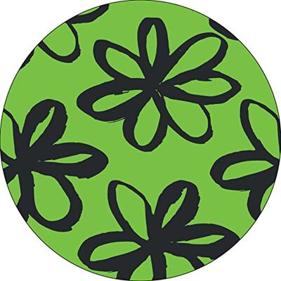 Bonateks , Okrągła podkładka pod mysz z nadrukiem cyfrowym, antypoślizgowy spód, do biura i domu, średnica: 22 cm Bonateks , Okrągła podkładka pod mysz z nadrukiem cyfrowym, antypoślizgowy spód, do biura i domu, średnica: 22 cm