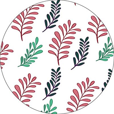 Bonateks , Okrągła podkładka pod mysz z nadrukiem cyfrowym, antypoślizgowy spód, do biura i domu, średnica: 22 cm Bonateks , Okrągła podkładka pod mysz z nadrukiem cyfrowym, antypoślizgowy spód, do biura i domu, średnica: 22 cm
