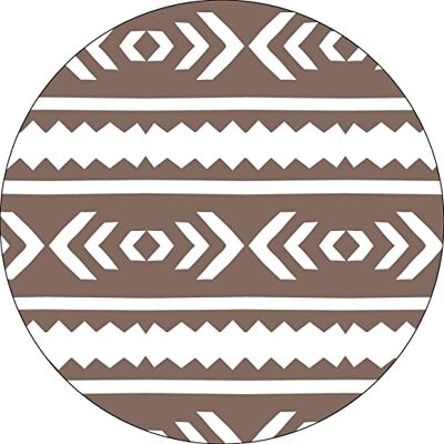 Bonateks , Okrągła podkładka pod mysz z nadrukiem cyfrowym, antypoślizgowy spód, do biura i domu, średnica: 22 cm Bonateks , Okrągła podkładka pod mysz z nadrukiem cyfrowym, antypoślizgowy spód, do biura i domu, średnica: 22 cm
