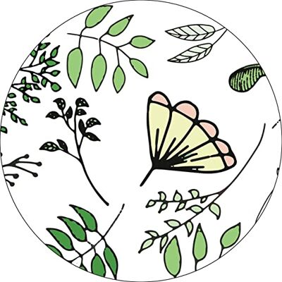 Bonateks , Okrągła podkładka pod mysz z nadrukiem cyfrowym, antypoślizgowy spód, do biura i domu, średnica: 22 cm Bonateks , Okrągła podkładka pod mysz z nadrukiem cyfrowym, antypoślizgowy spód, do biura i domu, średnica: 22 cm