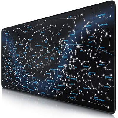 CSL-Computer CSL Gamingowa podkładka pod mysz XXL, 900 x 400 mm, duża, podkładka na stół, duży rozmiar, poprawia precyzję i prędkość, również do myszy i klawiatury Roccat Razer Logitech znak zodiaku CSL-Computer CSL Gamingowa podkładka pod mysz XXL, 900 x 400 mm, duża, podkładka na stół, duży rozmiar, poprawia precyzję i prędkość, również do myszy i klawiatury Roccat Razer Logitech znak zodiaku