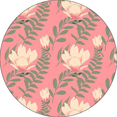 Bonateks , Okrągła podkładka pod mysz z nadrukiem cyfrowym, antypoślizgowy spód, do biura i domu, średnica: 22 cm Bonateks , Okrągła podkładka pod mysz z nadrukiem cyfrowym, antypoślizgowy spód, do biura i domu, średnica: 22 cm