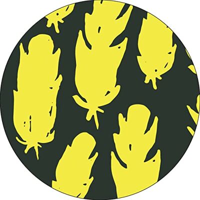 Bonateks , Okrągła podkładka pod mysz z nadrukiem cyfrowym, antypoślizgowy spód, do biura i domu, średnica: 22 cm Bonateks , Okrągła podkładka pod mysz z nadrukiem cyfrowym, antypoślizgowy spód, do biura i domu, średnica: 22 cm