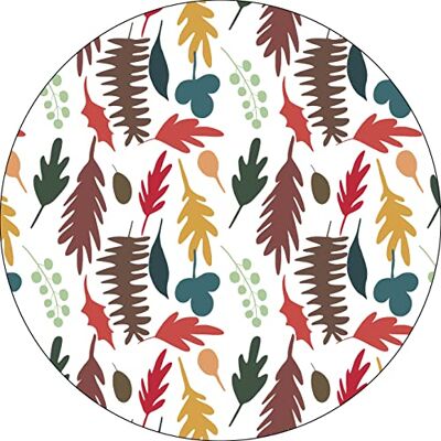 Bonateks , Okrągła podkładka pod mysz z nadrukiem cyfrowym, antypoślizgowy spód, do biura i domu, średnica: 22 cm Bonateks , Okrągła podkładka pod mysz z nadrukiem cyfrowym, antypoślizgowy spód, do biura i domu, średnica: 22 cm