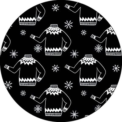 Bonateks , Okrągła podkładka pod mysz z nadrukiem cyfrowym, antypoślizgowy spód, do biura i domu, średnica: 22 cm Bonateks , Okrągła podkładka pod mysz z nadrukiem cyfrowym, antypoślizgowy spód, do biura i domu, średnica: 22 cm