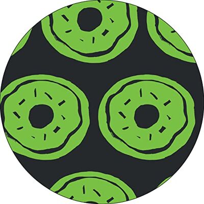 Bonateks , Okrągła podkładka pod mysz z nadrukiem cyfrowym, antypoślizgowy spód, do biura i domu, średnica: 22 cm Bonateks , Okrągła podkładka pod mysz z nadrukiem cyfrowym, antypoślizgowy spód, do biura i domu, średnica: 22 cm