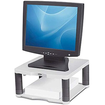 Fellowes Premium Regulowany Stojak na Monitory, Biały Fellowes Premium Regulowany Stojak na Monitory, Biały