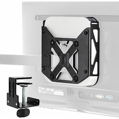 VIVO Ramię monitora do modeli Mac Mini, modele od 2010 do połowy 2024 uchwyt zaciskowy na biurko z ukrytą tylną częścią ekranu, czarny VIVO Ramię monitora do modeli Mac Mini, modele od 2010 do połowy 2024 uchwyt zaciskowy na biurko z ukrytą tylną częścią ekranu, czarny
