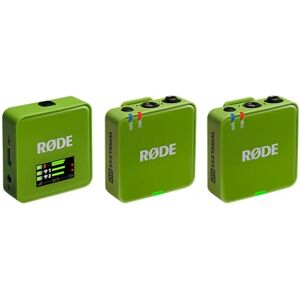 RØDE Wireless GO (Gen 3) – Kompaktowy mikrofon bezprzewodowy – Krystaliczna jakość dźwięku, nagrywanie 32-bitowe Float, automatyczna kontrola poziomu, do telefonów, kamer i komputerów (Zielony) RØDE Wireless GO (Gen 3) – Kompaktowy mikrofon bezprzewodowy – Krystaliczna jakość dźwięku, nagrywanie 32-bitowe Float, automatyczna kontrola poziomu, do telefonów, kamer i komputerów (Zielony)