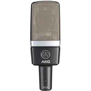 AKG C214 Profesjonalny Mikrofon Kondensatorowy z Dużą Membraną, Czarny AKG C214 Profesjonalny Mikrofon Kondensatorowy z Dużą Membraną, Czarny