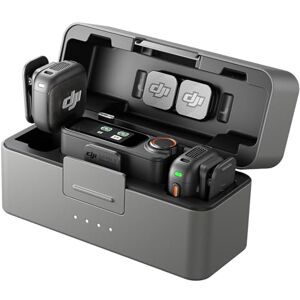 DJI Mic 3 (2 TX + 1 RX + etui ładujące), bezprzewodowy mikrofon do iPhone’a/kamery/urządzeń z Androidem, ultralekki, adaptacyjna kontrola wzmocnienia dla zbalansowanego dźwięku DJI Mic 3 (2 TX + 1 RX + etui ładujące), bezprzewodowy mikrofon do iPhone’a/kamery/urządzeń z Androidem, ultralekki, adaptacyjna kontrola wzmocnienia dla zbalansowanego dźwięku