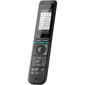 One For All URC7985 Smart Control Pro uniwersalny pilot zdalnego sterowania – ekran dotykowy, sterowanie aplikacją, podczerwień i Bluetooth, możliwość dostosowania aktywności i ekranów, podświetlane One For All URC7985 Smart Control Pro uniwersalny pilot zdalnego sterowania – ekran dotykowy, sterowanie aplikacją, podczerwień i Bluetooth, możliwość dostosowania aktywności i ekranów, podświetlane