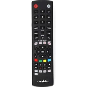 NEDIS Uniwersalny pilot zdalnego sterowania – wstępnie zaprogramowany – 4 urządzenia Disney + przycisk/przycisk Google Play/Netflix Button/YouTube Button – podczerwień – czarny NEDIS Uniwersalny pilot zdalnego sterowania – wstępnie zaprogramowany – 4 urządzenia Disney + przycisk/przycisk Google Play/Netflix Button/YouTube Button – podczerwień – czarny
