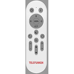 TELEFUNKEN Pilot zdalnego sterowania RGB/CCT, wraz z uchwytem, w zestawie baterie, odpowiedni do artykułów Direct Smart WiFi RGB, biały, 155 x 45 x 21 mm (dł. x szer. x wys.) TELEFUNKEN Pilot zdalnego sterowania RGB/CCT, wraz z uchwytem, w zestawie baterie, odpowiedni do artykułów Direct Smart WiFi RGB, biały, 155 x 45 x 21 mm (dł. x szer. x wys.)