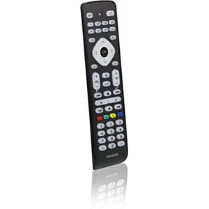 Philips SRP2018/10 Uniwersalny pilot do telewizora, 8 w 1 pilot zdalnego sterowania, inteligentny przycisk, kody IR do 8000 kodów, prosta konfiguracja, odnowiony kolor czarny Philips SRP2018/10 Uniwersalny pilot do telewizora, 8 w 1 pilot zdalnego sterowania, inteligentny przycisk, kody IR do 8000 kodów, prosta konfiguracja, odnowiony kolor czarny