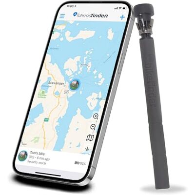 FahrradFinden GPS tracker rowerowy, ukryty w kierownicy, lokalizator rowerowy, ochrona przed kradzieżą, karta SIM w zestawie – wymagana ABO FahrradFinden GPS tracker rowerowy, ukryty w kierownicy, lokalizator rowerowy, ochrona przed kradzieżą, karta SIM w zestawie – wymagana ABO