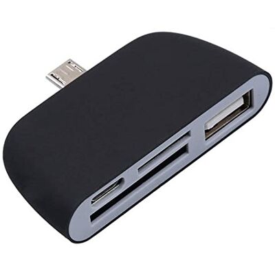 Shot Case Czytnik kart do Xiaomi Redmi 7 A, micro USB, Android SD, USB, uniwersalny adapter (czarny) Shot Case Czytnik kart do Xiaomi Redmi 7 A, micro USB, Android SD, USB, uniwersalny adapter (czarny)
