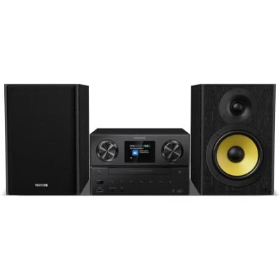 Philips mikrowieża TAM8905M2, 200 W, radio internetowe, radio DAB+ Mikrowieża 200 W z Bluetooth 6.0, radiem internetowym, radiem DAB+/FM, odtwarzaczem CD, funkcją Spotify Connect i Auracast Philips mikrowieża TAM8905M2, 200 W, radio internetowe, radio DAB+ Mikrowieża 200 W z Bluetooth 6.0, radiem internetowym, radiem DAB+/FM, odtwarzaczem CD, funkcją Spotify Connect i Auracast