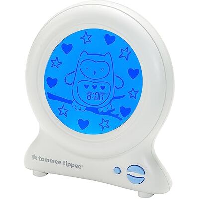 Tommee Tippee Groclock Zegar Trenera Snu, Budzik i Lampka Nocna dla Małych Dzieci, Zasilanie USB Tommee Tippee Groclock Zegar Trenera Snu, Budzik i Lampka Nocna dla Małych Dzieci, Zasilanie USB