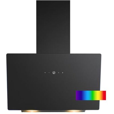Bomann , Okap pochylony czarny LED DU7611-G, 60 cm, Peryferyjny system wentylacji, Przepływ powietrza 578 m³/h, Sterowanie dotykowe z wyświetlaczem LED, Ciepłe białe oświetlenie LED Bomann , Okap pochylony czarny LED DU7611-G, 60 cm, Peryferyjny system wentylacji, Przepływ powietrza 578 m³/h, Sterowanie dotykowe z wyświetlaczem LED, Ciepłe białe oświetlenie LED