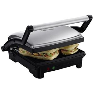 Russell Hobbs grill elektryczny, powłoka nieprzywierająca, duży, bez tłuszczu, fit, opiekacz do kanapek, opiekacz do panini, moc 1800W, srebrny, Panini&Sandwich Maker 17888-56 Russell Hobbs grill elektryczny, powłoka nieprzywierająca, duży, bez tłuszczu, fit, opiekacz do kanapek, opiekacz do panini, moc 1800W, srebrny, Panini&Sandwich Maker 17888-56