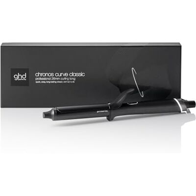 ghd Szczypce Chronos Curve Classic Beczka 26 mm z ergonomicznym klipsem, wyraźnymi falami i trwałymi lokami, responsywną technologią Curl i błyszczącym wykończeniem ghd Szczypce Chronos Curve Classic Beczka 26 mm z ergonomicznym klipsem, wyraźnymi falami i trwałymi lokami, responsywną technologią Curl i błyszczącym wykończeniem