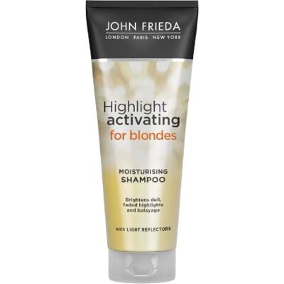 John Frieda Blonde Highlight Activating Moisturising Avocado Oil For Blonde Hair Szampon, Przezroczysty, 200 ml John Frieda Blonde Highlight Activating Moisturising Avocado Oil For Blonde Hair Szampon, Przezroczysty, 200 ml