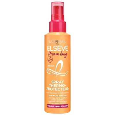 L'Oreal Paris L'ORÉAL PARIS Termoochronny spray do długich włosów włosy gładkie i chronione przed ciepłem wzbogacony o witaminy i olej rycynowy Elseve Dream Long 150 ml L'Oreal Paris L'ORÉAL PARIS Termoochronny spray do długich włosów włosy gładkie i chronione przed ciepłem wzbogacony o witaminy i olej rycynowy Elseve Dream Long 150 ml