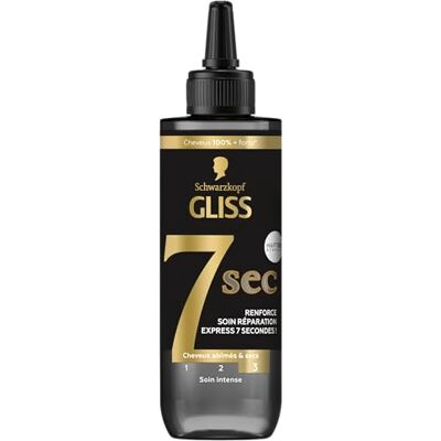 Gliss Schwarzkopf Express 7 sekund pielęgnacja naprawcza Ultimate Repair Włosy suche i zniszczone połysk i odporność płynna keratyna i czarna perła serum 200 ml Gliss Schwarzkopf Express 7 sekund pielęgnacja naprawcza Ultimate Repair Włosy suche i zniszczone połysk i odporność płynna keratyna i czarna perła serum 200 ml
