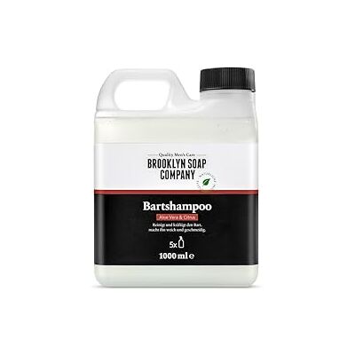 Brooklyn Soap Company Szampon do brody Refill (1 l) · · mydło do brody opakowanie uzupełniające · czyszczenie i pielęgnacja brody Brooklyn Soap Company Szampon do brody Refill (1 l) · · mydło do brody opakowanie uzupełniające · czyszczenie i pielęgnacja brody