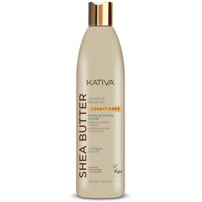 KATIVA NOVA ENGEL Shea Butter Coconut & Marula Oil Conditioner 550 Ml, Elegancki Styl KATIVA NOVA ENGEL Shea Butter Coconut & Marula Oil Conditioner 550 Ml, Elegancki Styl