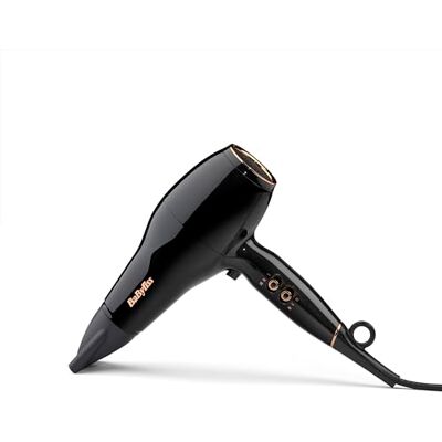 BaByliss Suszarka do włosów Pro Power Suszarka do włosów o mocy 2300 W, Profesjonalny silnik AC, jonizacja zapobiegająca puszeniu się włosów, 3 ustawienia temperatury i 2 prędkości, Czarny, D5245E BaByliss Suszarka do włosów Pro Power Suszarka do włosów o mocy 2300 W, Profesjonalny silnik AC, jonizacja zapobiegająca puszeniu się włosów, 3 ustawienia temperatury i 2 prędkości, Czarny, D5245E