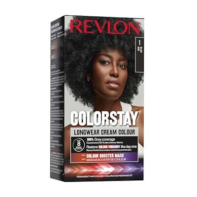 REVLON Colorstay Farba do Włosów, 1 Czarny, 165 ml REVLON Colorstay Farba do Włosów, 1 Czarny, 165 ml