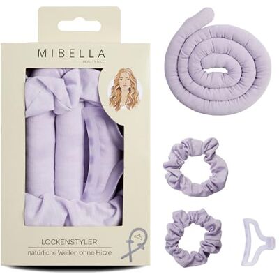 MIBELLA BEAUTY & CO Lokówka do włosów na noc bez wysokiej temperatury, zestaw fryzjerski do długich włosów – Heatless Curler do prostych loków bez wysokiej temperatury podczas snu – łatwa obsługa MIBELLA BEAUTY & CO Lokówka do włosów na noc bez wysokiej temperatury, zestaw fryzjerski do długich włosów – Heatless Curler do prostych loków bez wysokiej temperatury podczas snu – łatwa obsługa