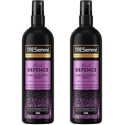 TRESemmé Care & Protect Heat Defence Spray – Ochrona przed wysoką temperaturą do 230°C* dla każdego rodzaju włosów (270 ml), Zestaw duo TRESemmé Care & Protect Heat Defence Spray – Ochrona przed wysoką temperaturą do 230°C* dla każdego rodzaju włosów (270 ml), Zestaw duo