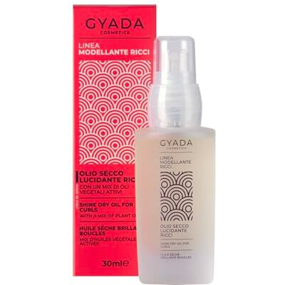 GYADA COSMETICS , Suchy olejek do włosów kręconych, nawilżający, odżywczy, ochronny i elastyczny olej na bazie oleju lnianego, migdałowego i oliwkowego, 30 ml GYADA COSMETICS , Suchy olejek do włosów kręconych, nawilżający, odżywczy, ochronny i elastyczny olej na bazie oleju lnianego, migdałowego i oliwkowego, 30 ml
