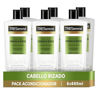 TRESemmé Odżywka Odżywianie Fale i Loki Z Olejem Kokosowym 685 ml x 6 TRESemmé Odżywka Odżywianie Fale i Loki Z Olejem Kokosowym 685 ml x 6