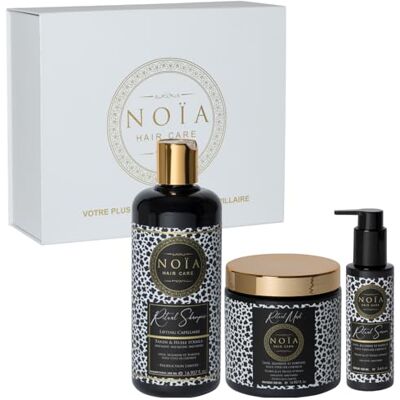 NOIA PARIS NOIA HAIR Prestige Capillar Premium Trio Shampoo + Maseczka + Serum z serii RITUAL TANIN i olejek amla NOIA PARIS NOIA HAIR Prestige Capillar Premium Trio Shampoo + Maseczka + Serum z serii RITUAL TANIN i olejek amla